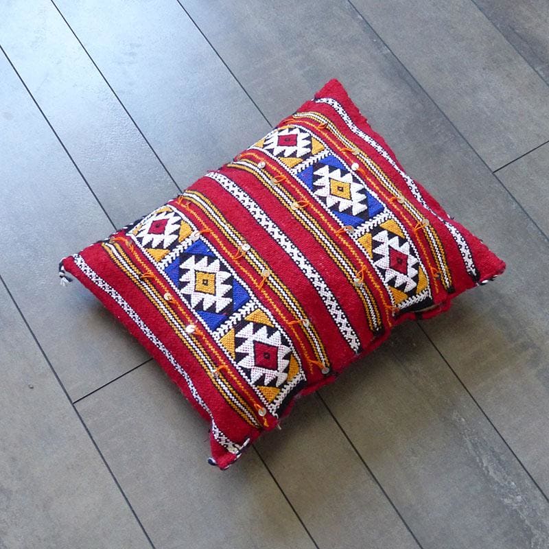 coussin berbere rouge