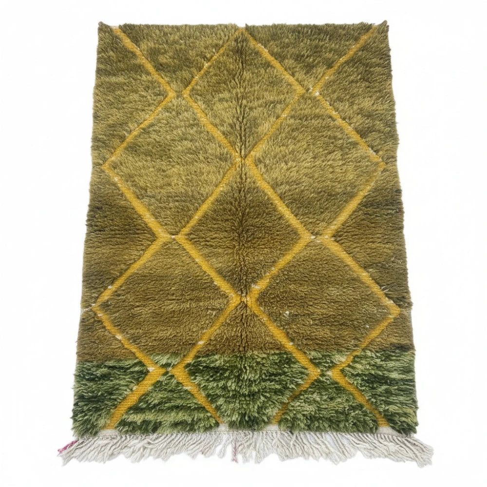 Petit tapis berbère vert