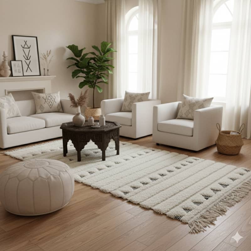 Petit Tapis Berbère chic et ethnique