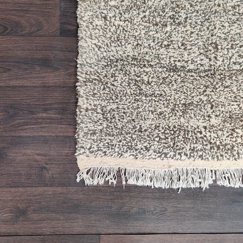 tapis berbere blanc et marron