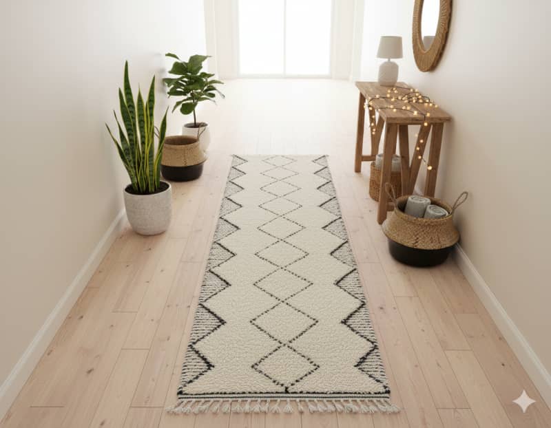 Petit Tapis berbère pour couloir <br> 80x290 cm