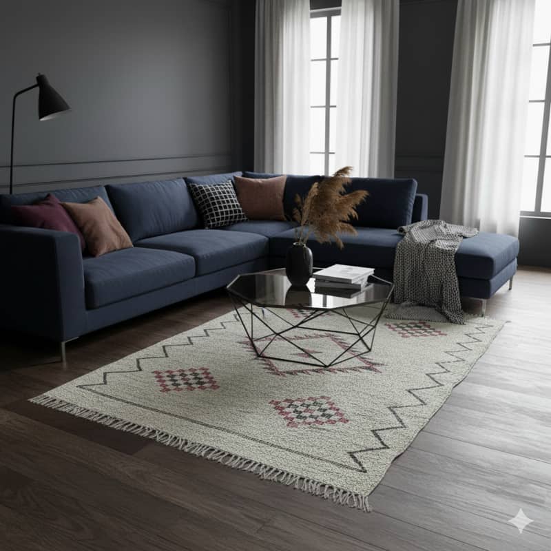 Petit tapis ethnique berbère <br> 95x145 cm