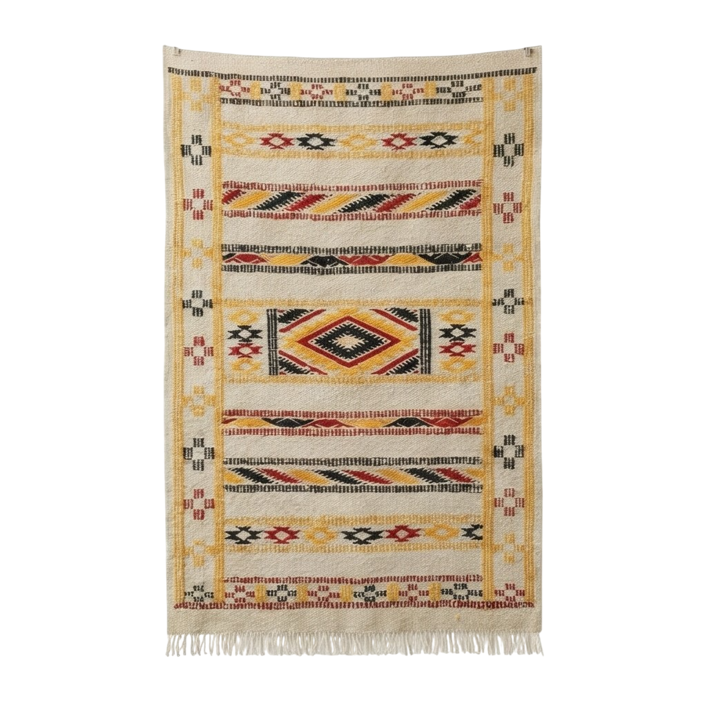 Petit tapis Kilim marocain 65x100 cm
