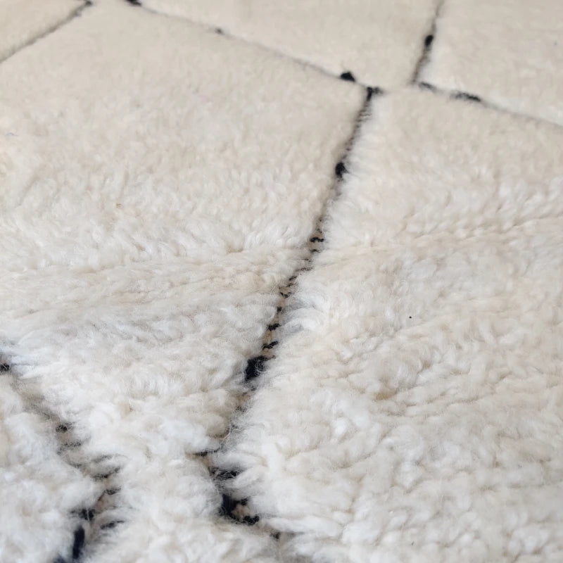 Petit tapis marocain losange creux - MAZIR Décoration