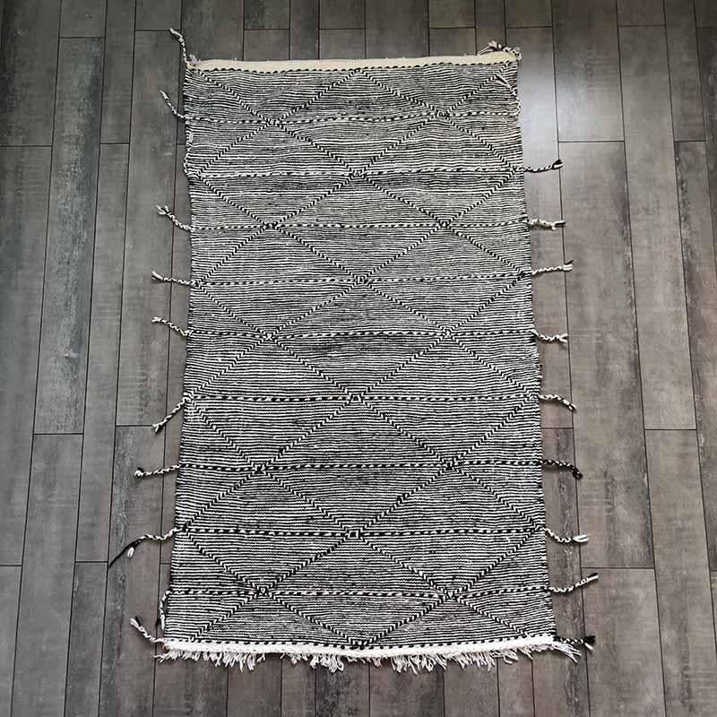 tapis boheme noir