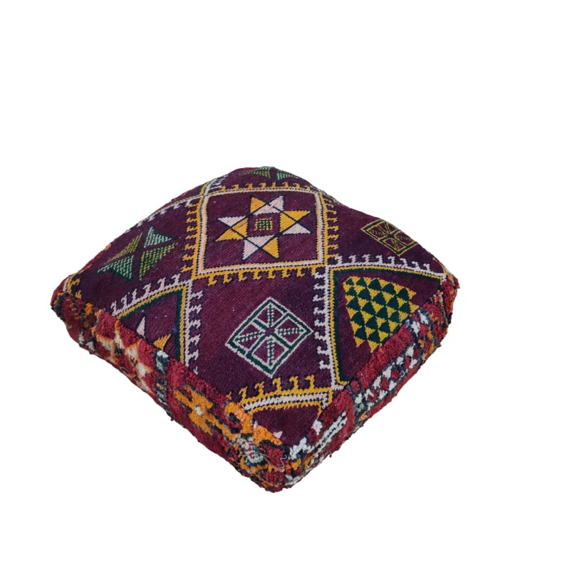 Pouf Berbère Vintage Hajji - MAZIR Décoration