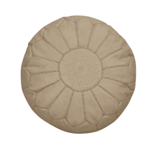 pouf beige