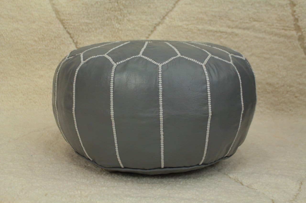 achat pouf marocain cuir