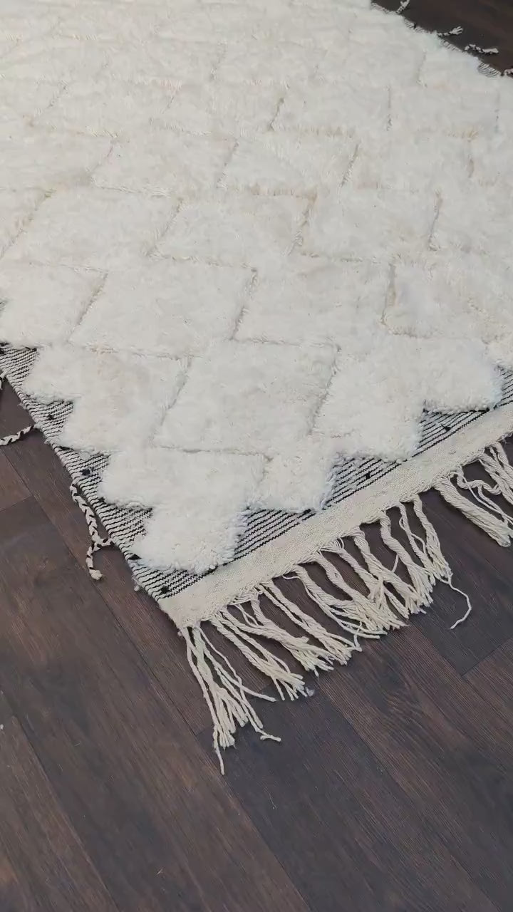 tapis marocain en laine en video