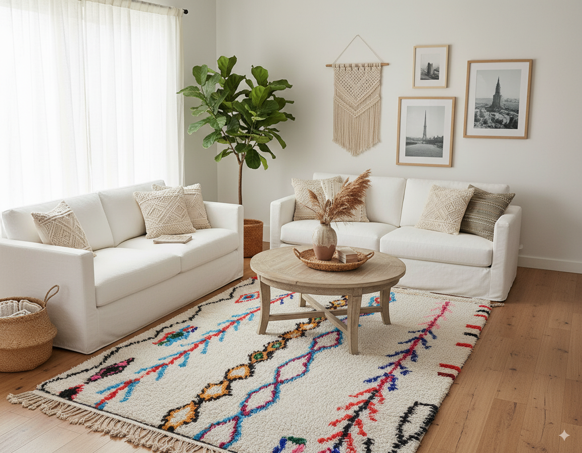 Tapis Azilal Coloré <br> 130x205 cm