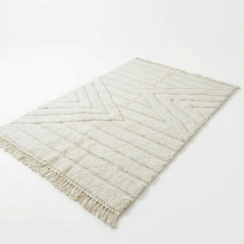 Tapis Beni Ouarain motifs géométriques