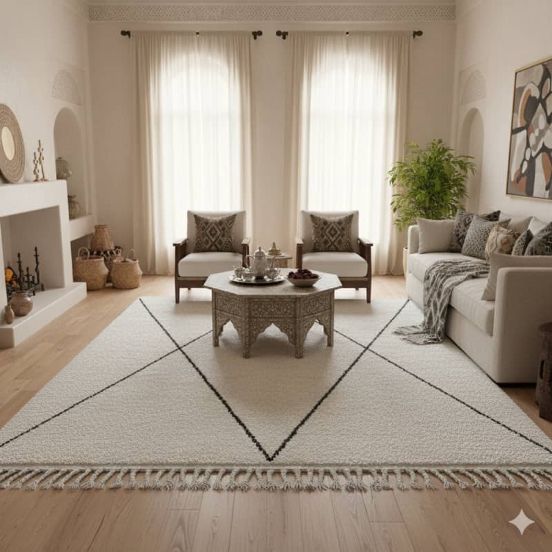 Tapis Beni Ouarain <br> Grands Losanges