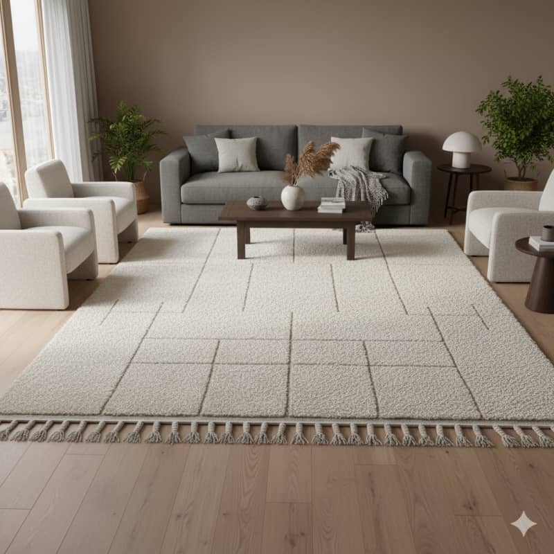 Tapis Berbère Graphique Beni Ouarain