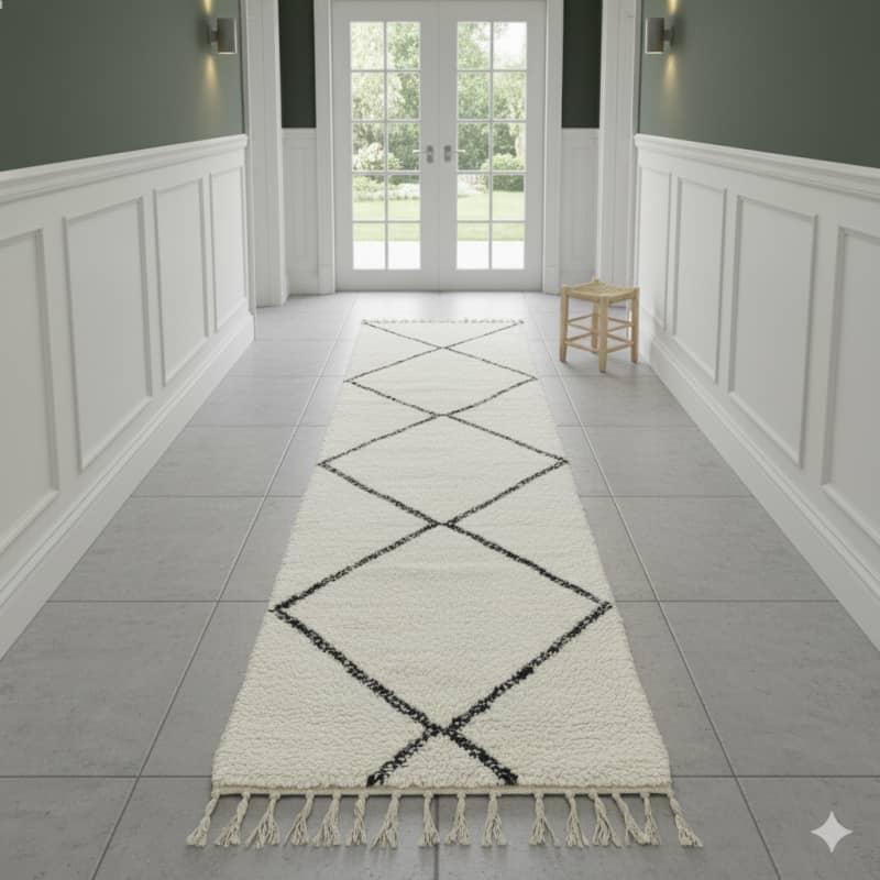 Tapis berbere couloir 85x290 cm