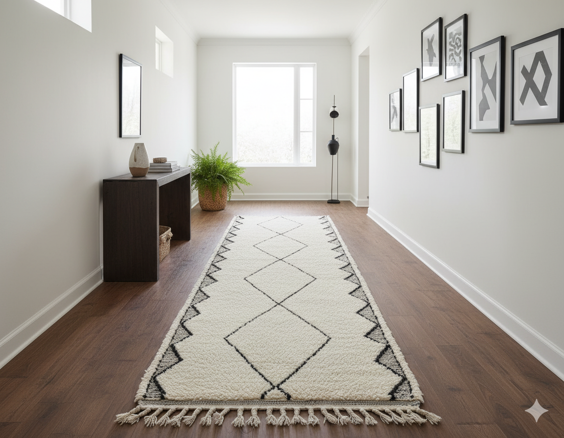 tapis de couloir berbère