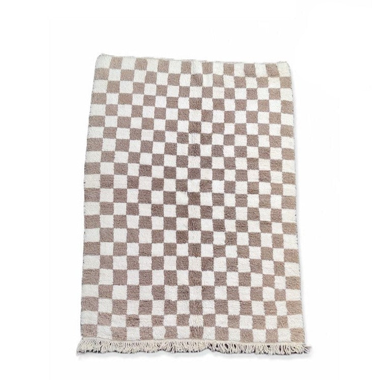tapis berbère à carreaux