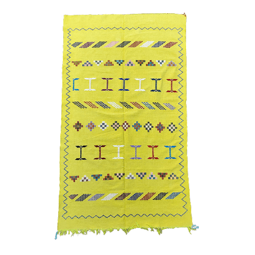 tapis berbere jaune