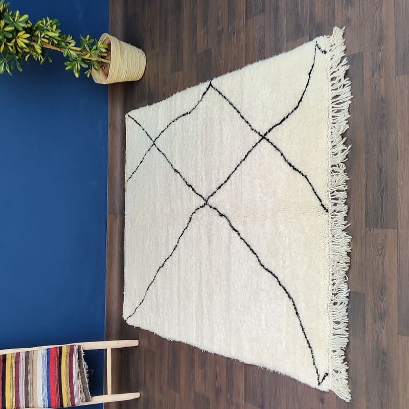 tapis berbere blanc