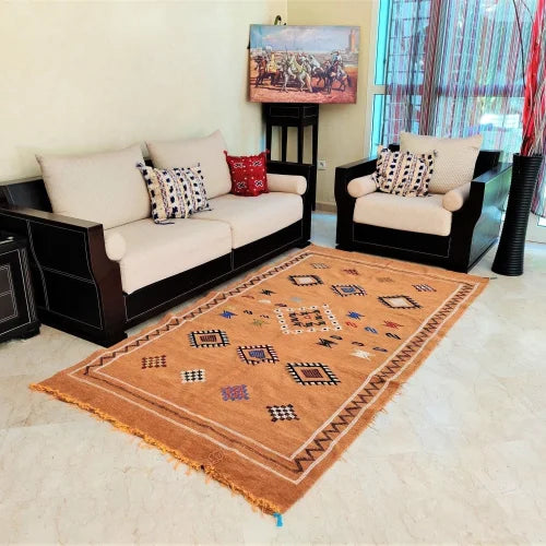 tapis sabra marron