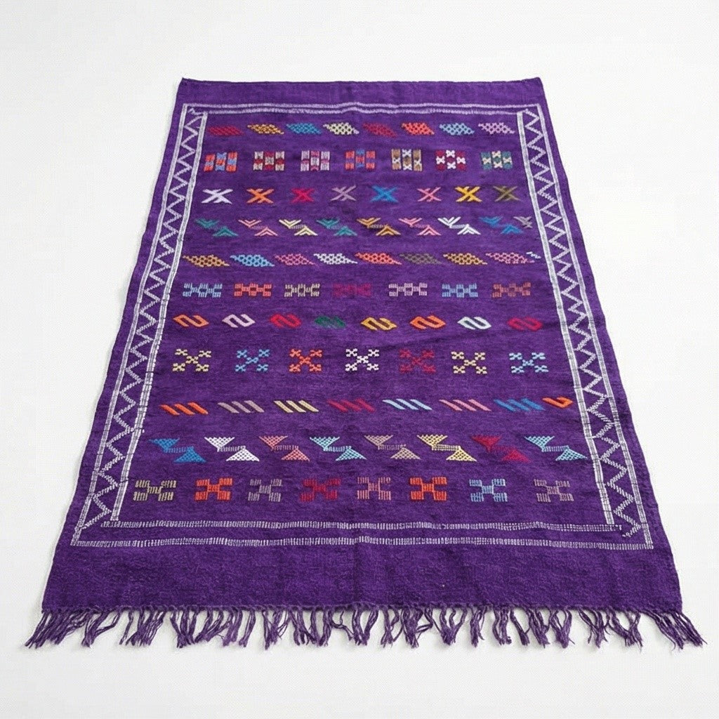 Tapis berbère mauve 95x150 cm