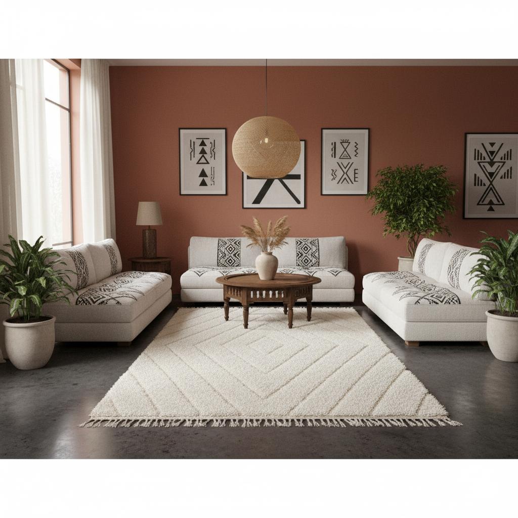 Tapis Berbère Moderne 170x240 cm - MAZIR Décoration