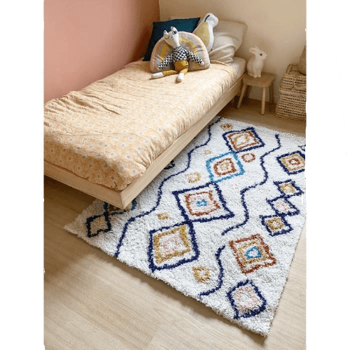 tapis de chambre enfant berbère