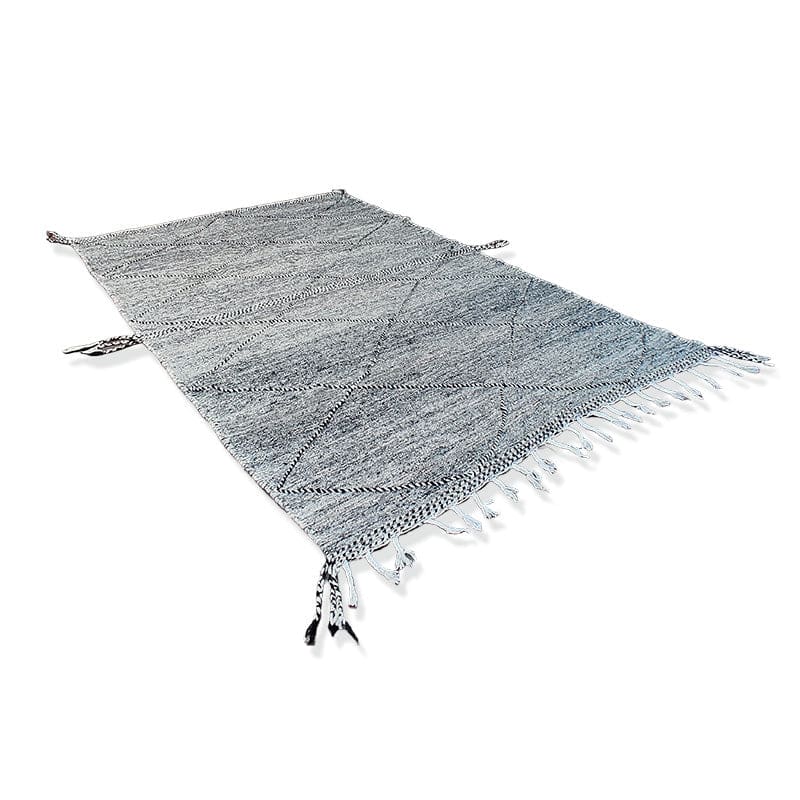 Tapis berbère Noir Zanafi 200x300 cm - Tapis