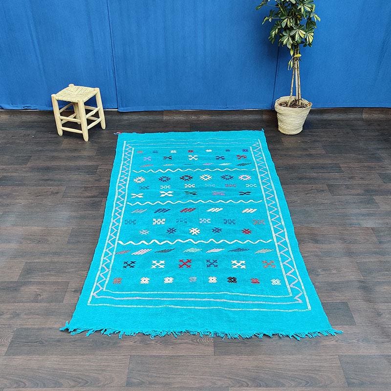tapis berbere turquoise