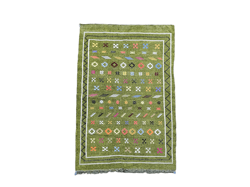 Tapis berbère vert