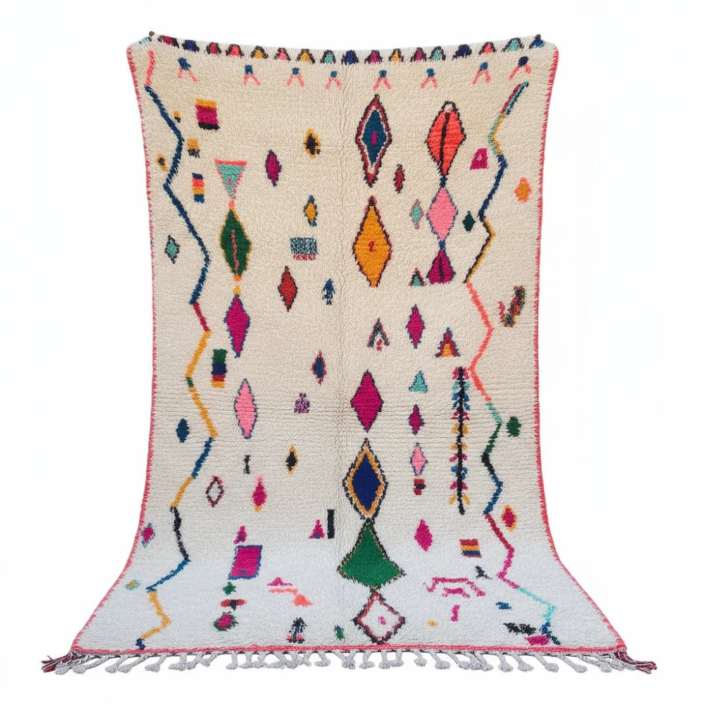 Tapis berbère coloré style Azilal