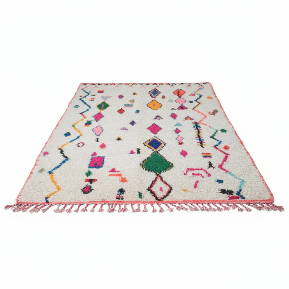 Tapis berbère coloré style Azilal