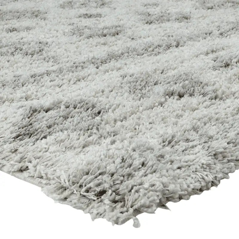 Sublime Tapis Tribal poils longs beige