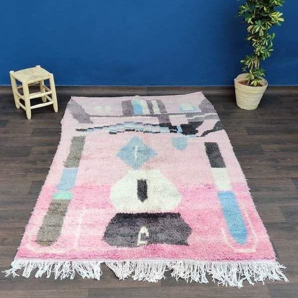 tapis berbere rose