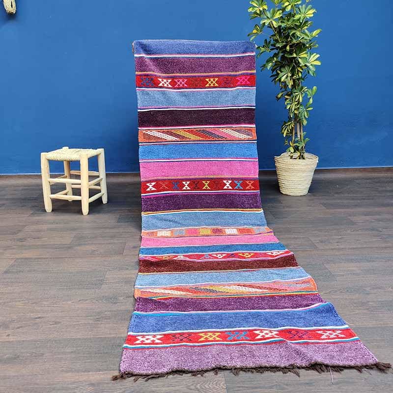 tapis de couloir bohème