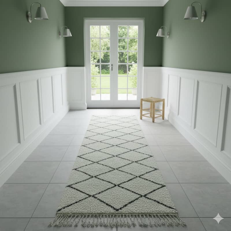 Tapis de couloir style berbere 85x255 cm