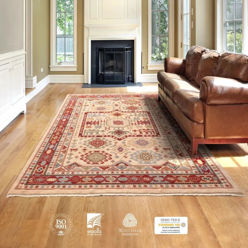 tapis d'orient beige