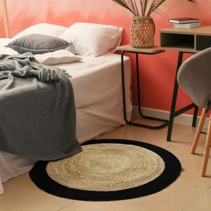 tapis jute de chambre