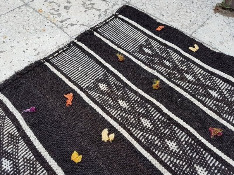 Tapis vintage Noir | MAZIR