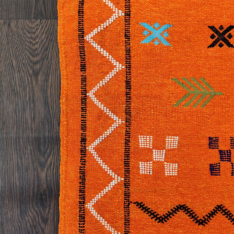 tapis berbère orange