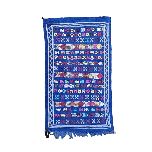 tapis berbere bleu