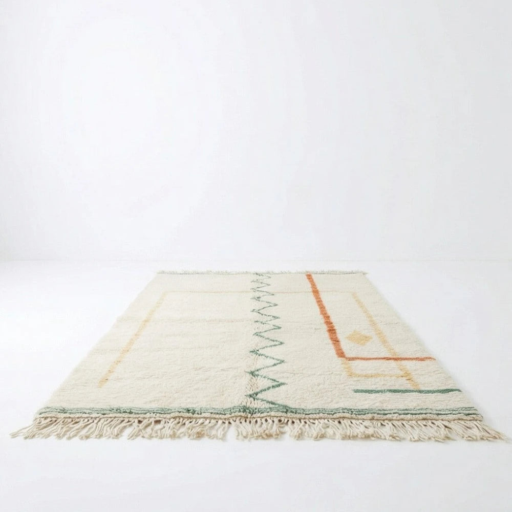 Tapis marocain en laine moderne