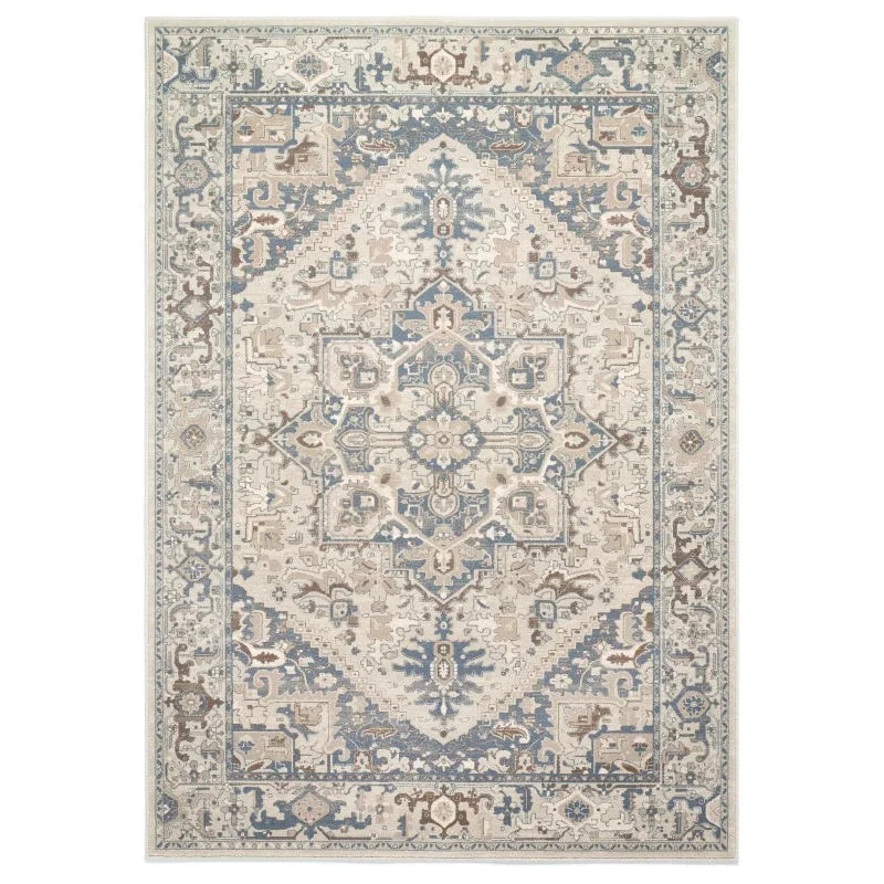 tapis oriental bleu