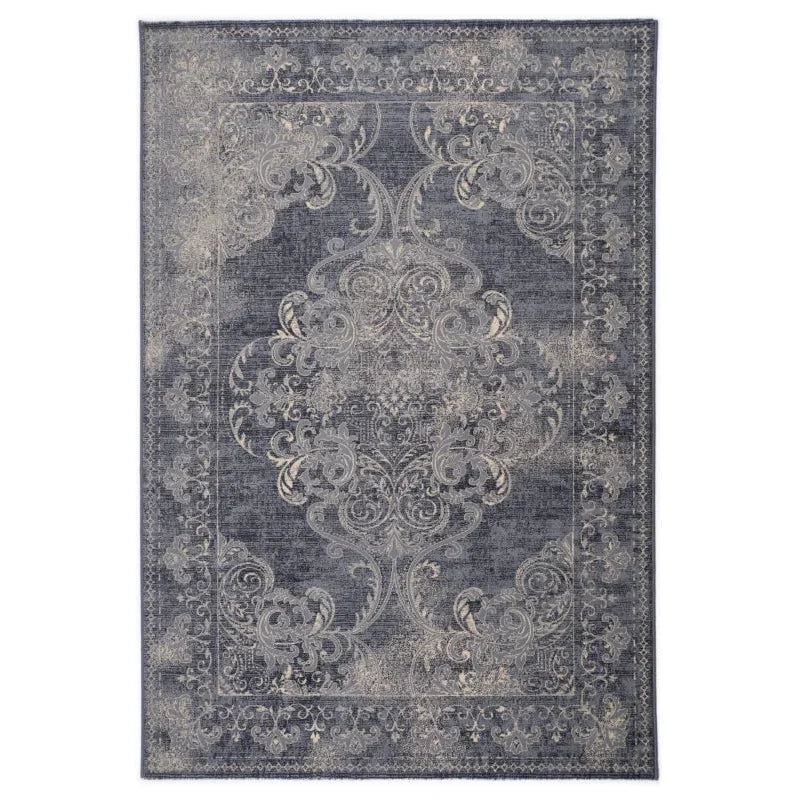 tapis oriental bleu