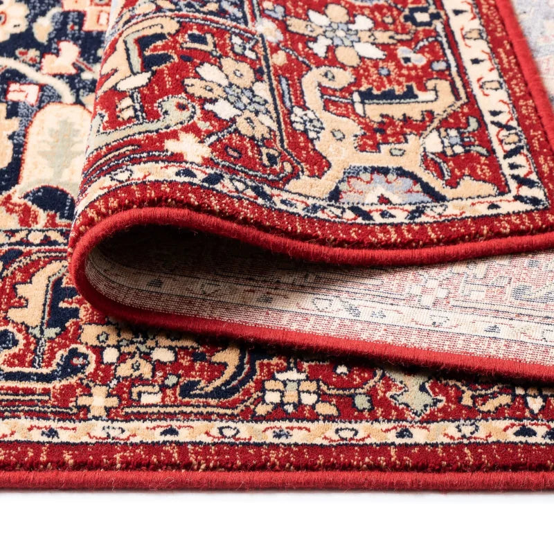 tapis laine rouge