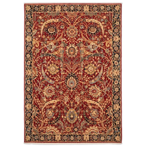 tapis style oriental rouge