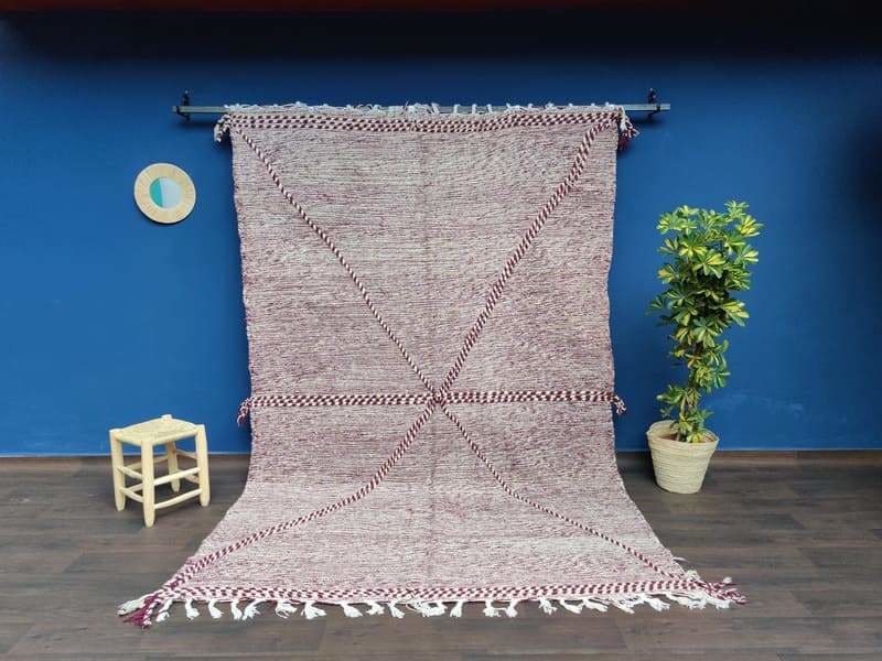tapis zanafi bordeaux