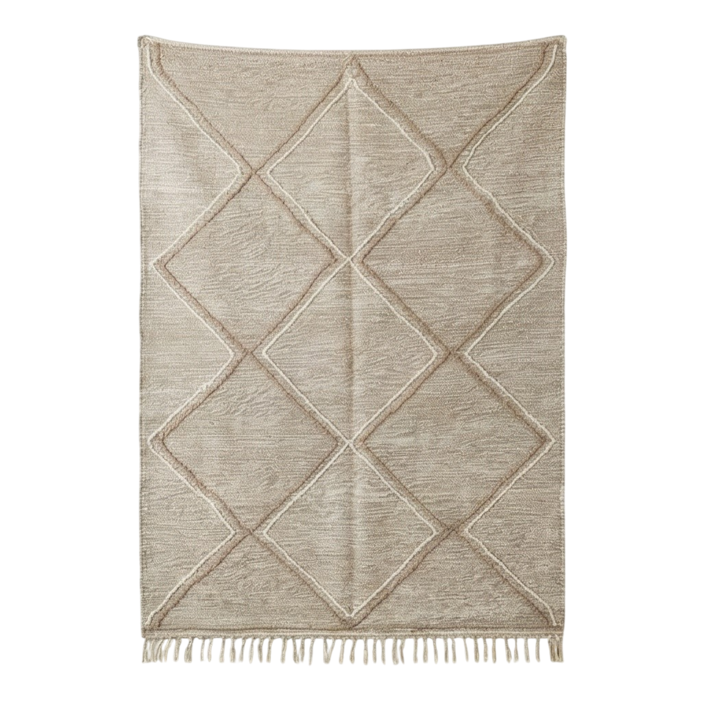 Tapis Zanafi gris beige 200x300 cm