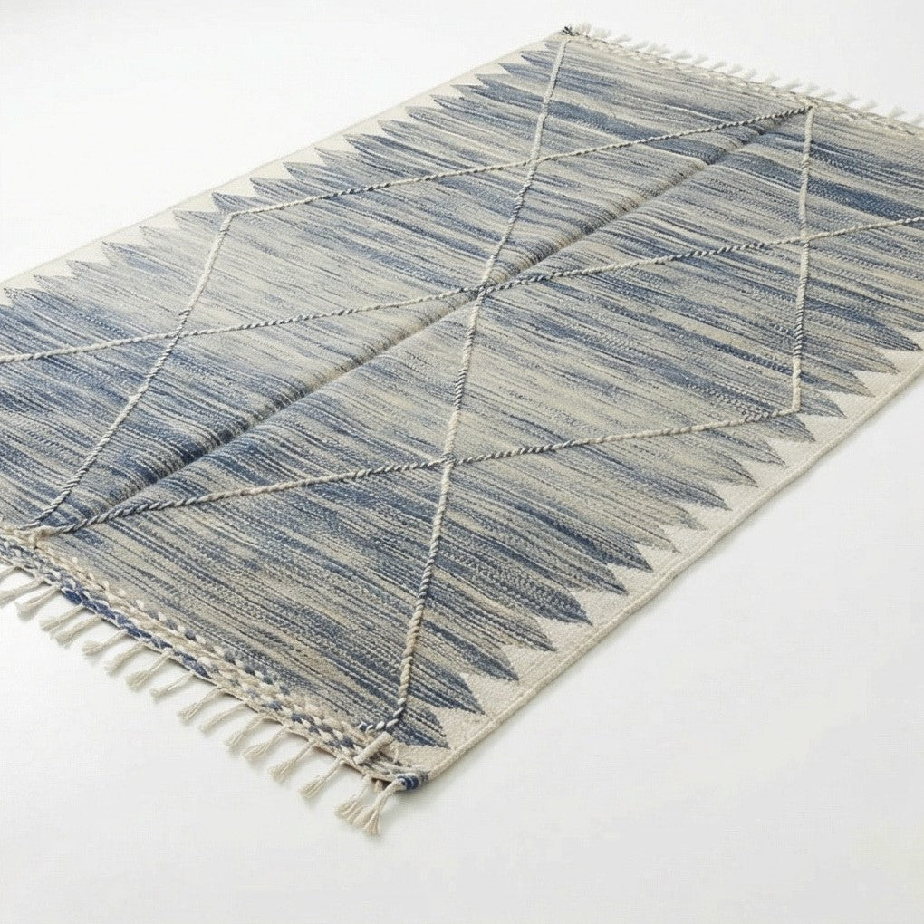 Tapis Zanafi gris crème 200x300 cm