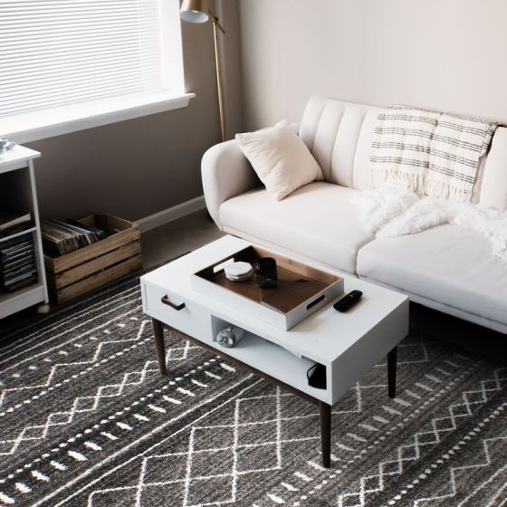 Tapis moelleux  berbère marocain