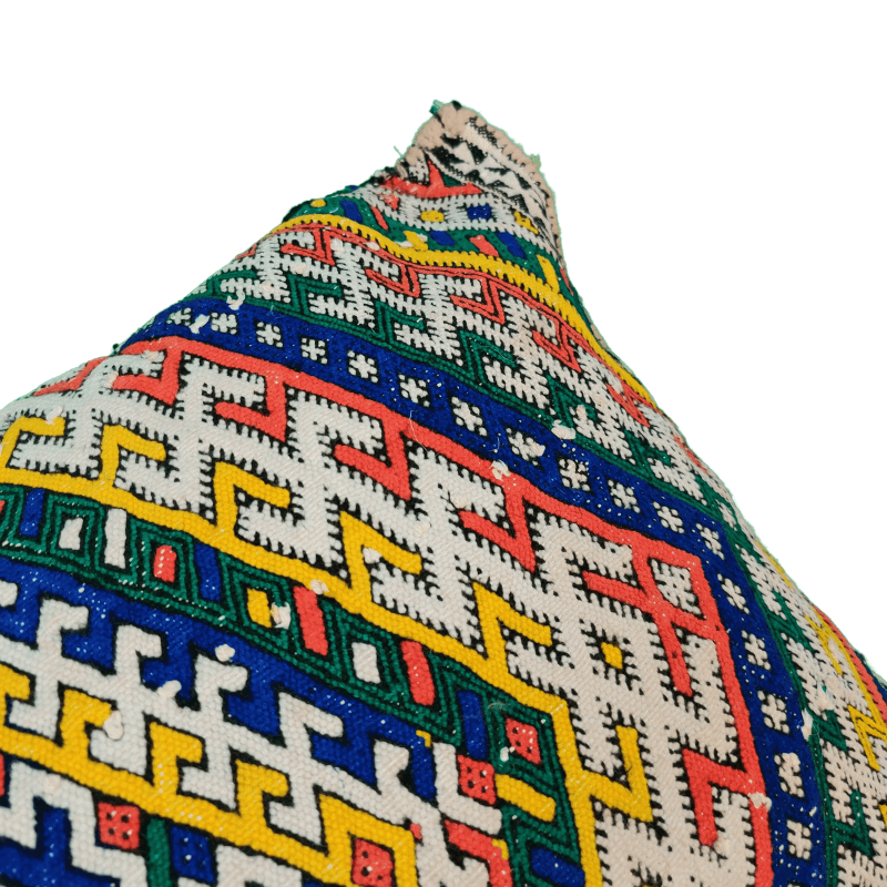 coussin berbere multicolore 